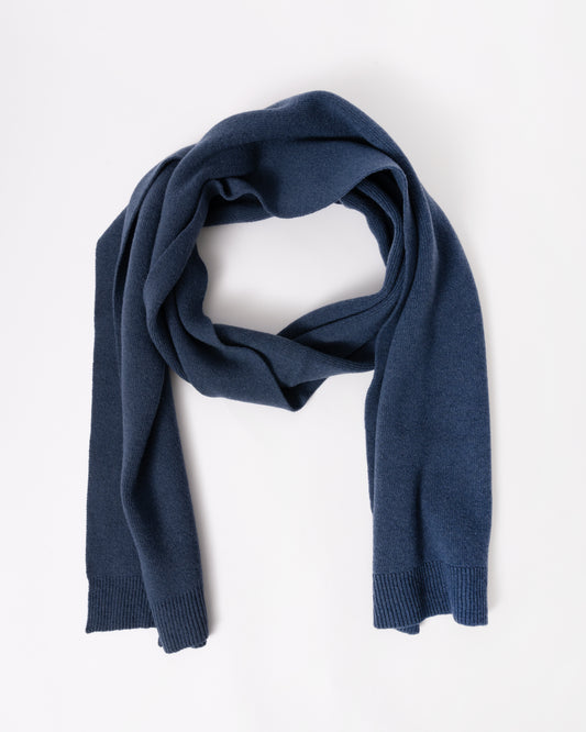 Colorful Standard Merino Wool Scarf - Petrol Blue