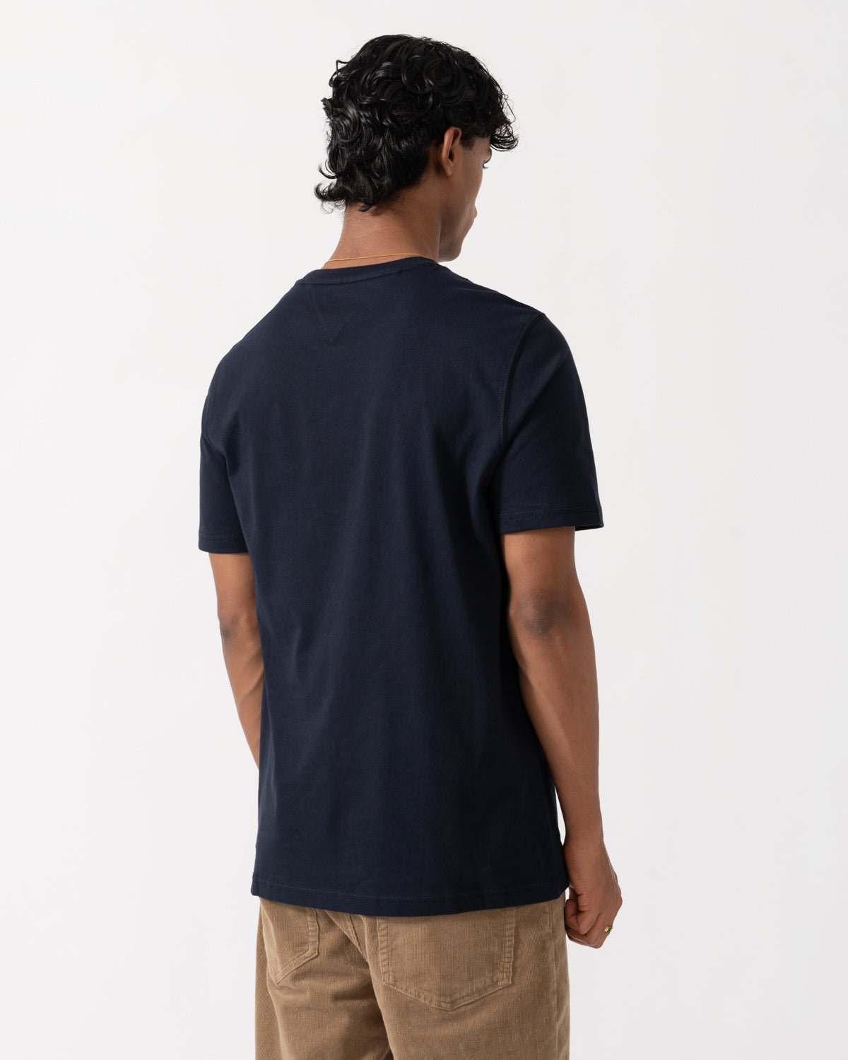 Tommy Hilfiger Embroidery Hilfiger Flag T-Shirt - Navy Blue