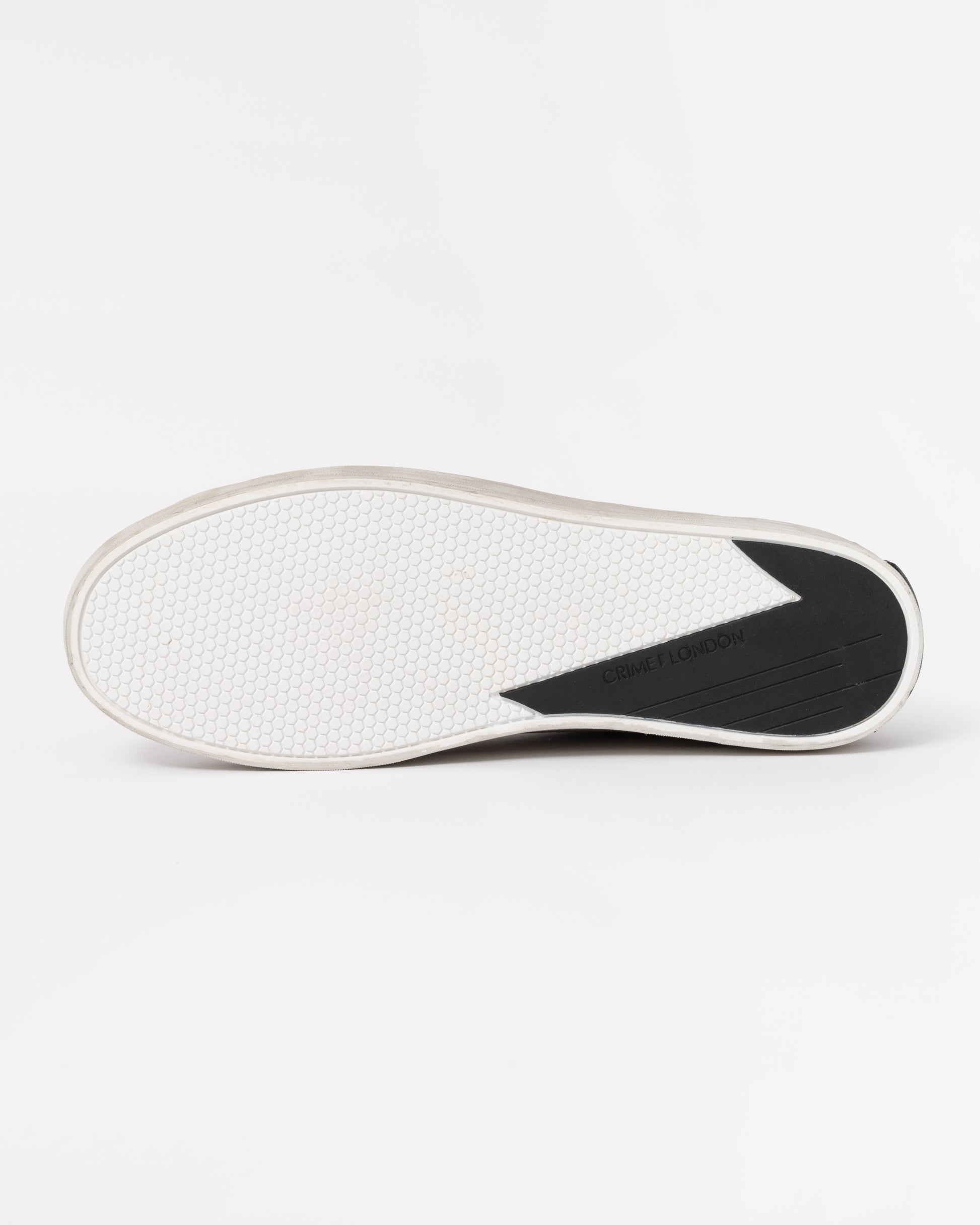 Crime London Storm Explosion Mens Trainer in Suede Grey sole