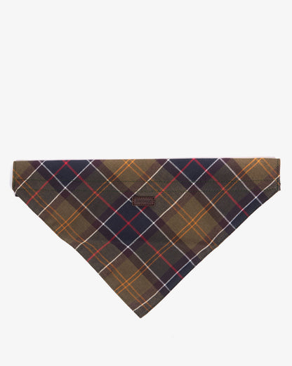 Barbour Tartan Dog Bandana - Classic Tartan | CHO | Designer Dog Bandanas