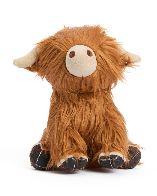 Barbour Highland Cow Dog Toy - Brown/Classic
