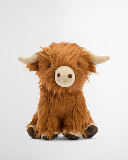 Barbour Highland Cow Dog Toy - Brown/Classic | CHO | Designer Unisex Pet Accessories