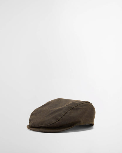 Barbour Dog Wax Flat Cap - Olive | CHO | Designer Dog Flat Cap