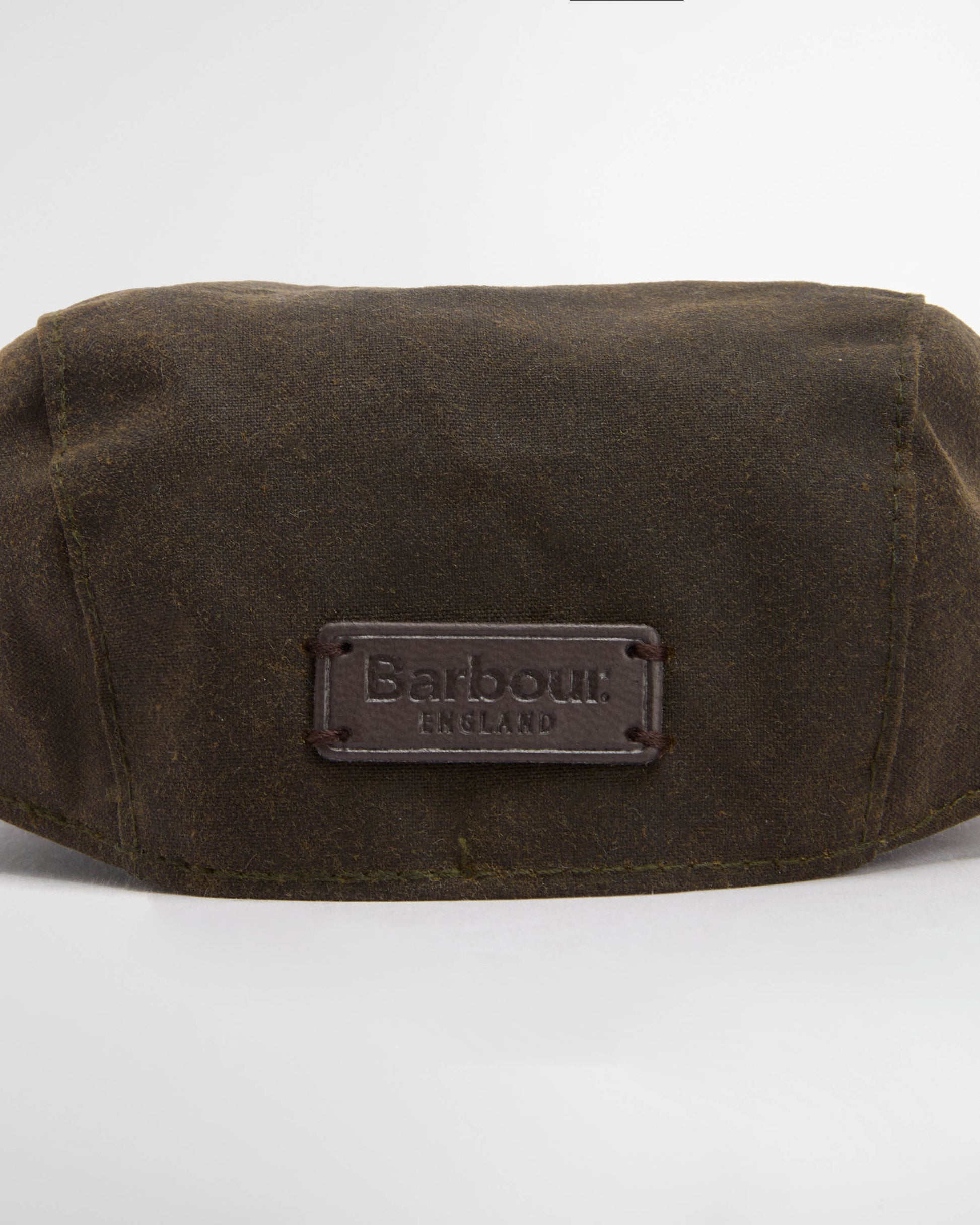 Barbour Dog Wax Flat Cap - Olive | CHO | Designer Dog Flat Cap
