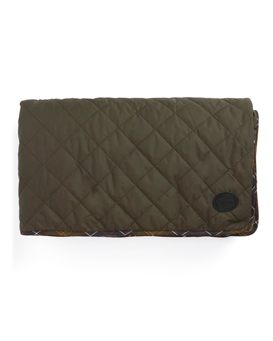 Barbour Dog Quilt & Fleece Blanket - Olive