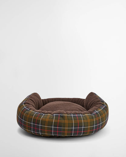 Barbour Dog Snuggle Bed 30" - Classic Tartan