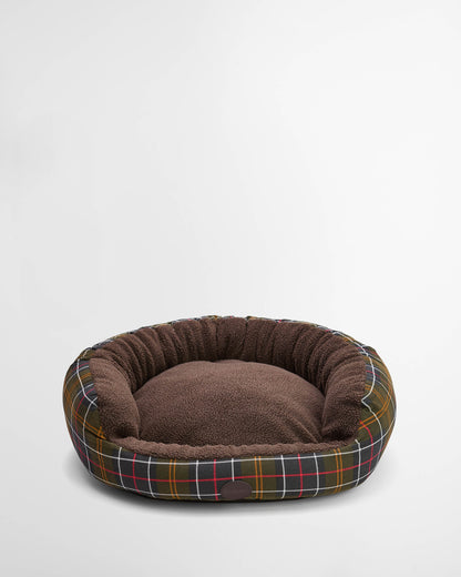 Barbour Dog Snuggle Bed 30" - Classic Tartan