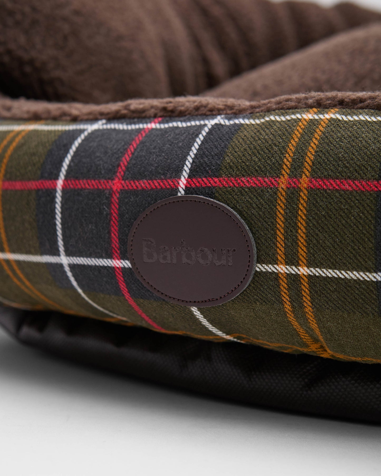 Barbour Dog Snuggle Bed 30" - Classic Tartan