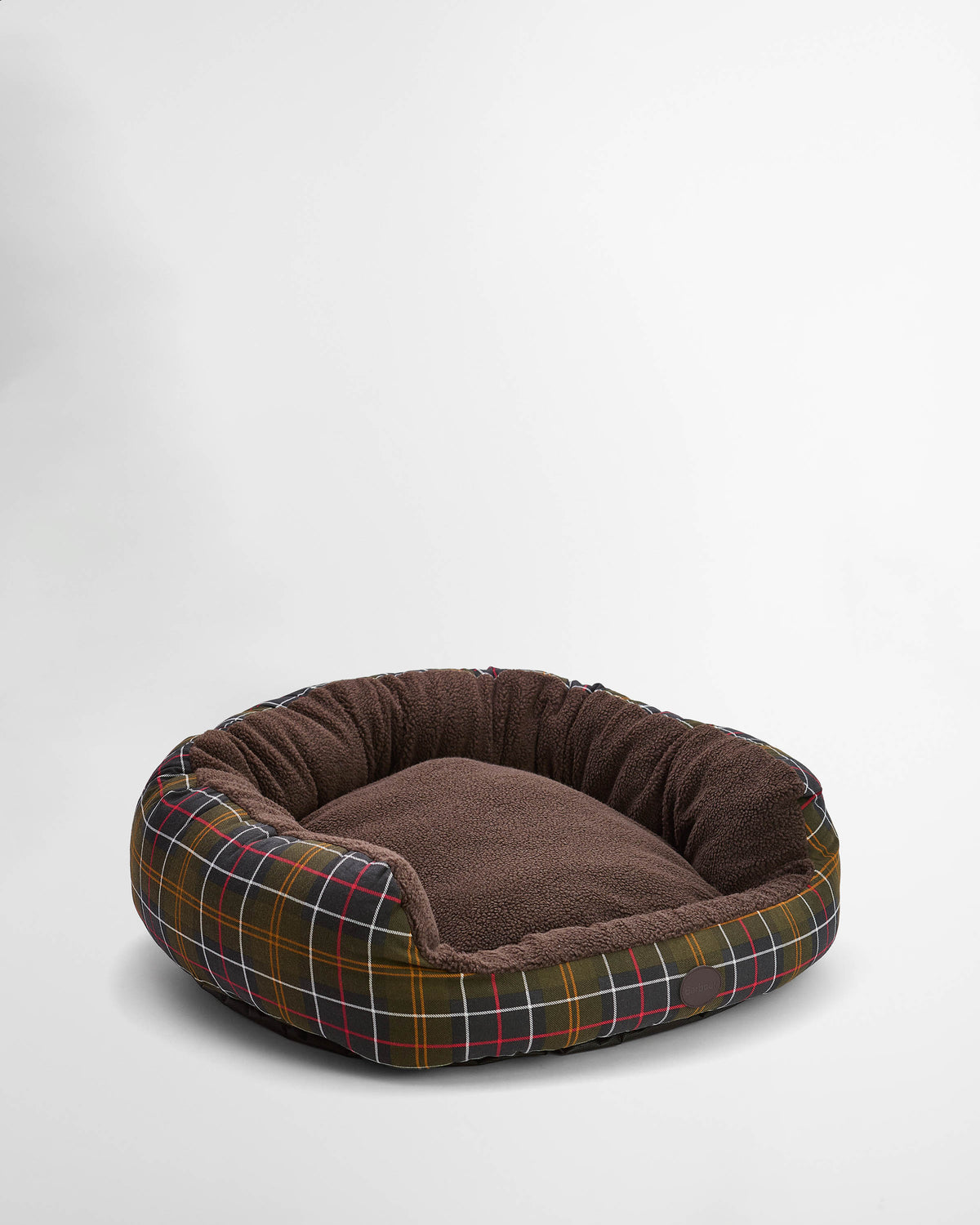 Barbour Dog Snuggle Bed 35" - Classic Tartan - CHO - Designer Unisex Pet Accessories