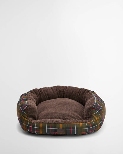 Barbour Dog Snuggle Bed 35" - Classic Tartan - CHO - Designer Unisex Pet Accessories