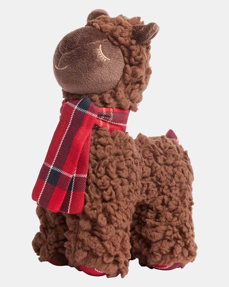 Barbour Dog Llama Toy - Brown | CHO | Designer Dog Toys