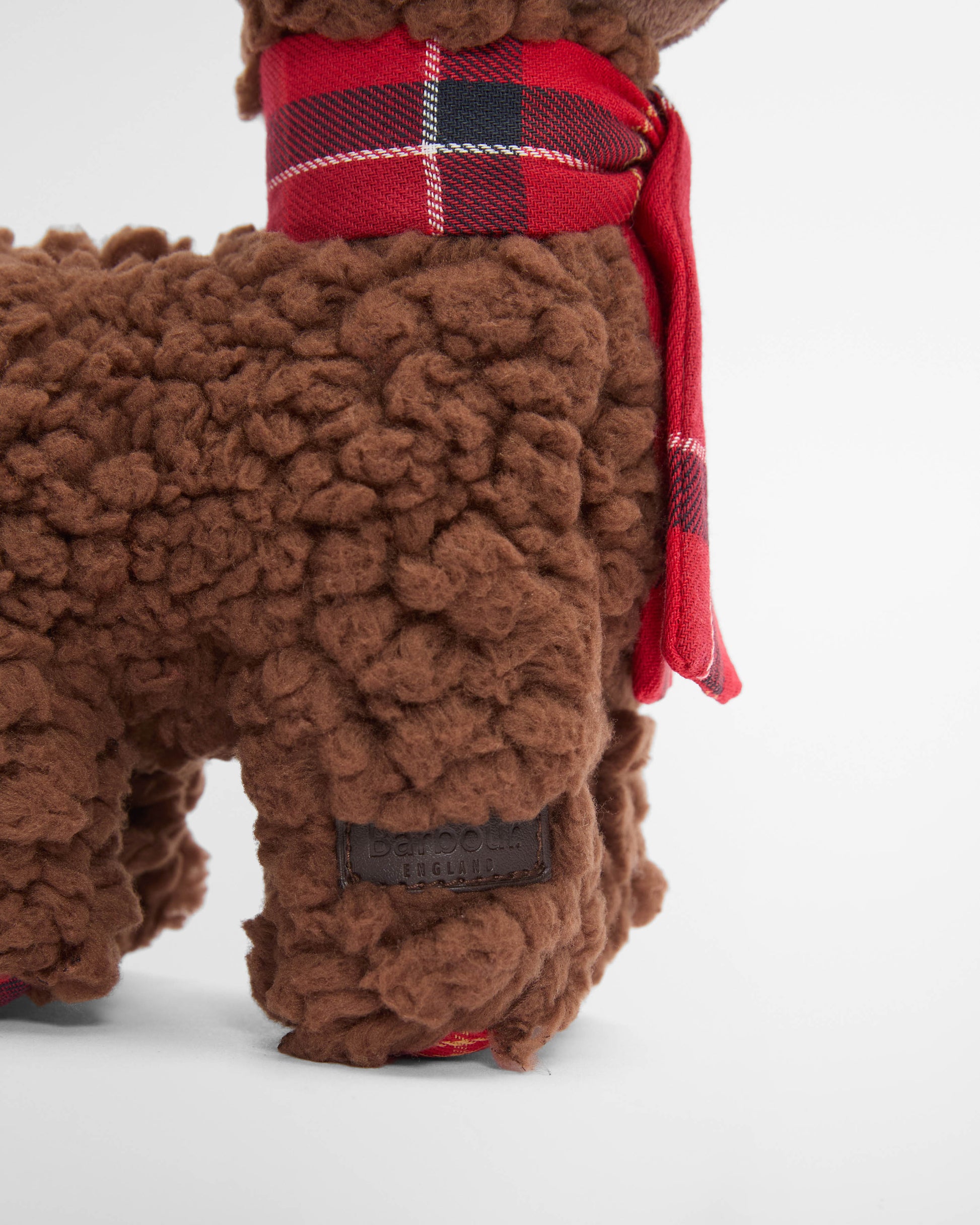 Barbour Dog Llama Toy - Brown | CHO | Designer Dog Toys