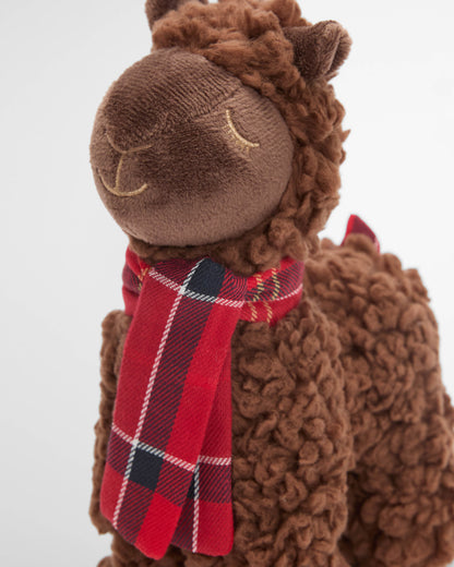 Barbour Dog Llama Toy - Brown | CHO | Designer Dog Toys