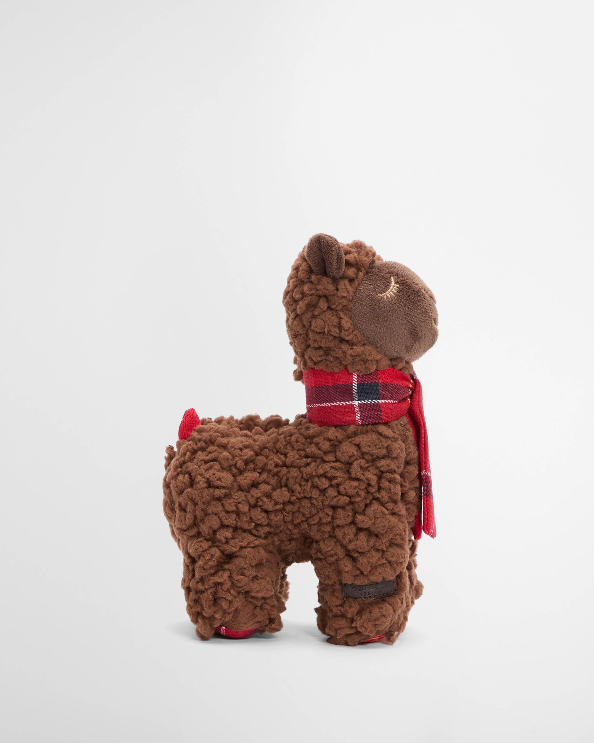 Barbour Dog Llama Toy - Brown | CHO | Designer Dog Toys