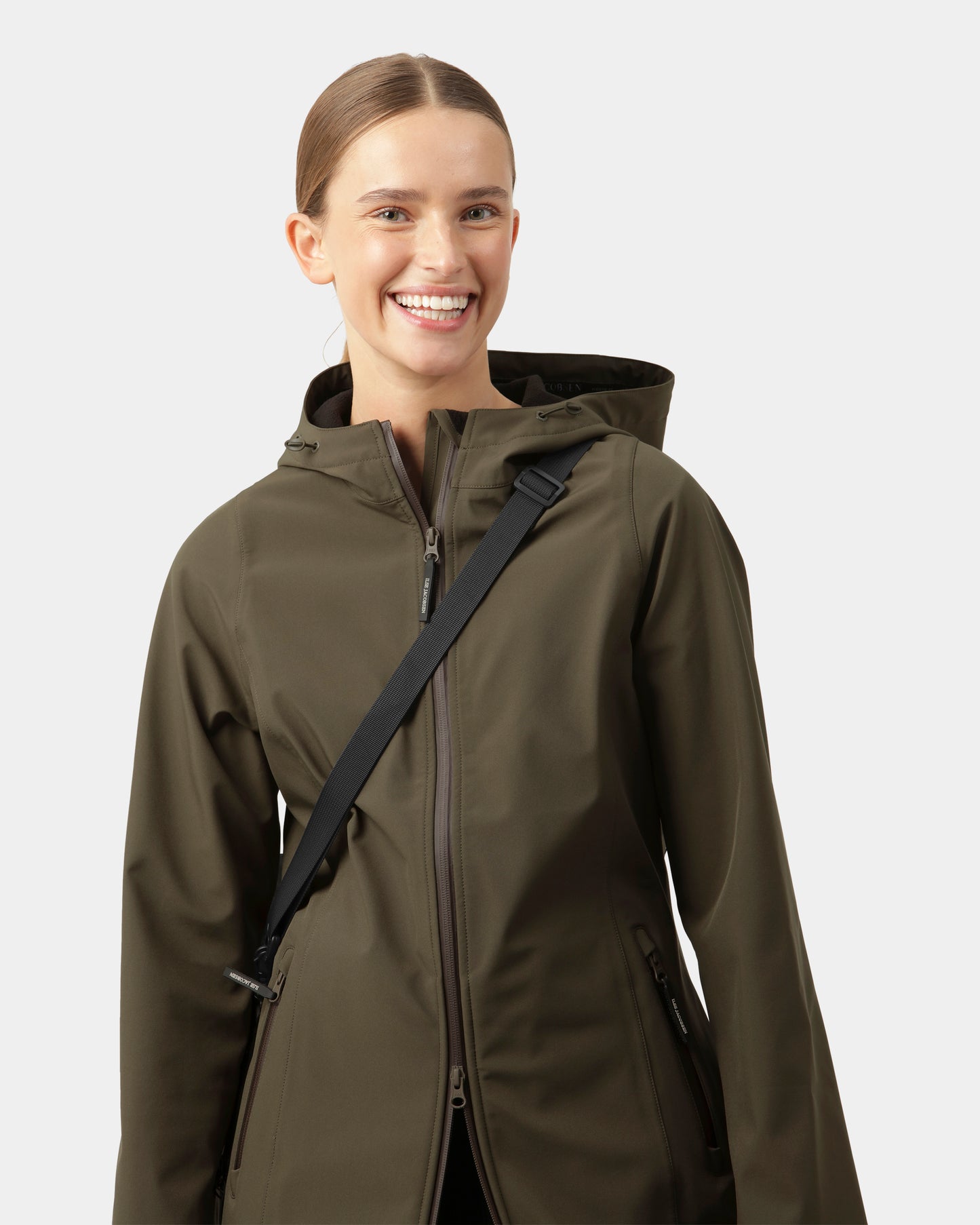 Ilse Jacobsen Daybreak Womens Softshell Raincoat - Army 410
