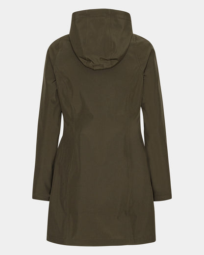Ilse Jacobsen Daybreak Womens Softshell Raincoat - Army 410