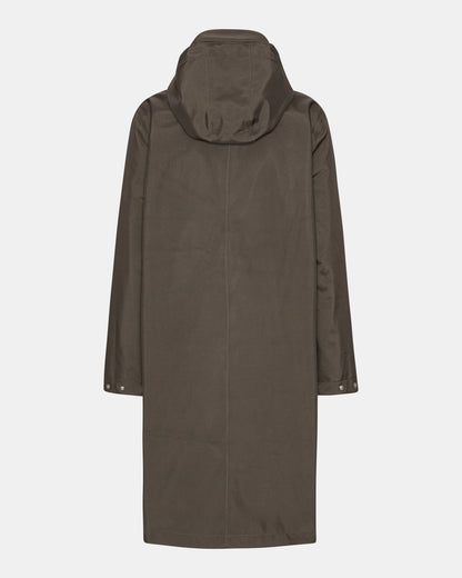 Ilse Jacobsen Thermal Womens Long Parka Raincoat - Wren 259