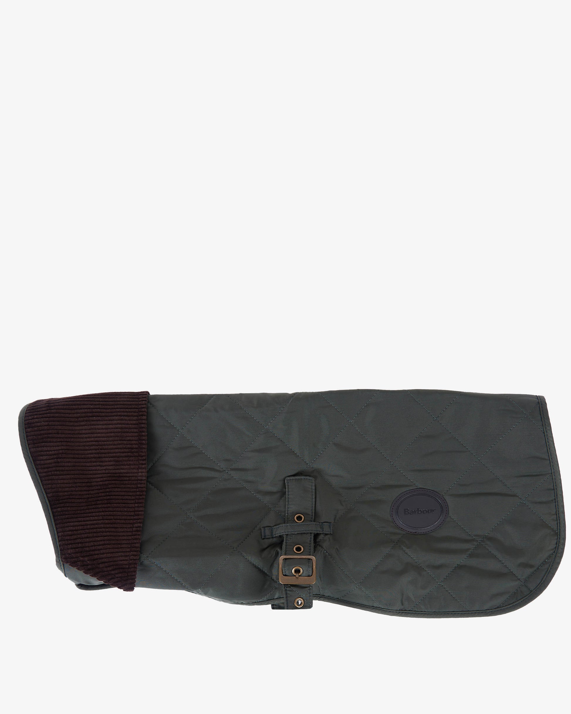 Barbour Quilted Dog Coat - Olive | CHO | Designer Dog Coats