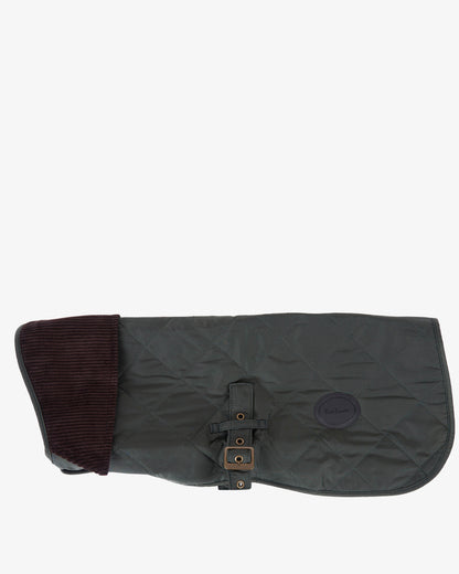 Barbour Quilted Dog Coat - Olive | CHO | Designer Dog Coats