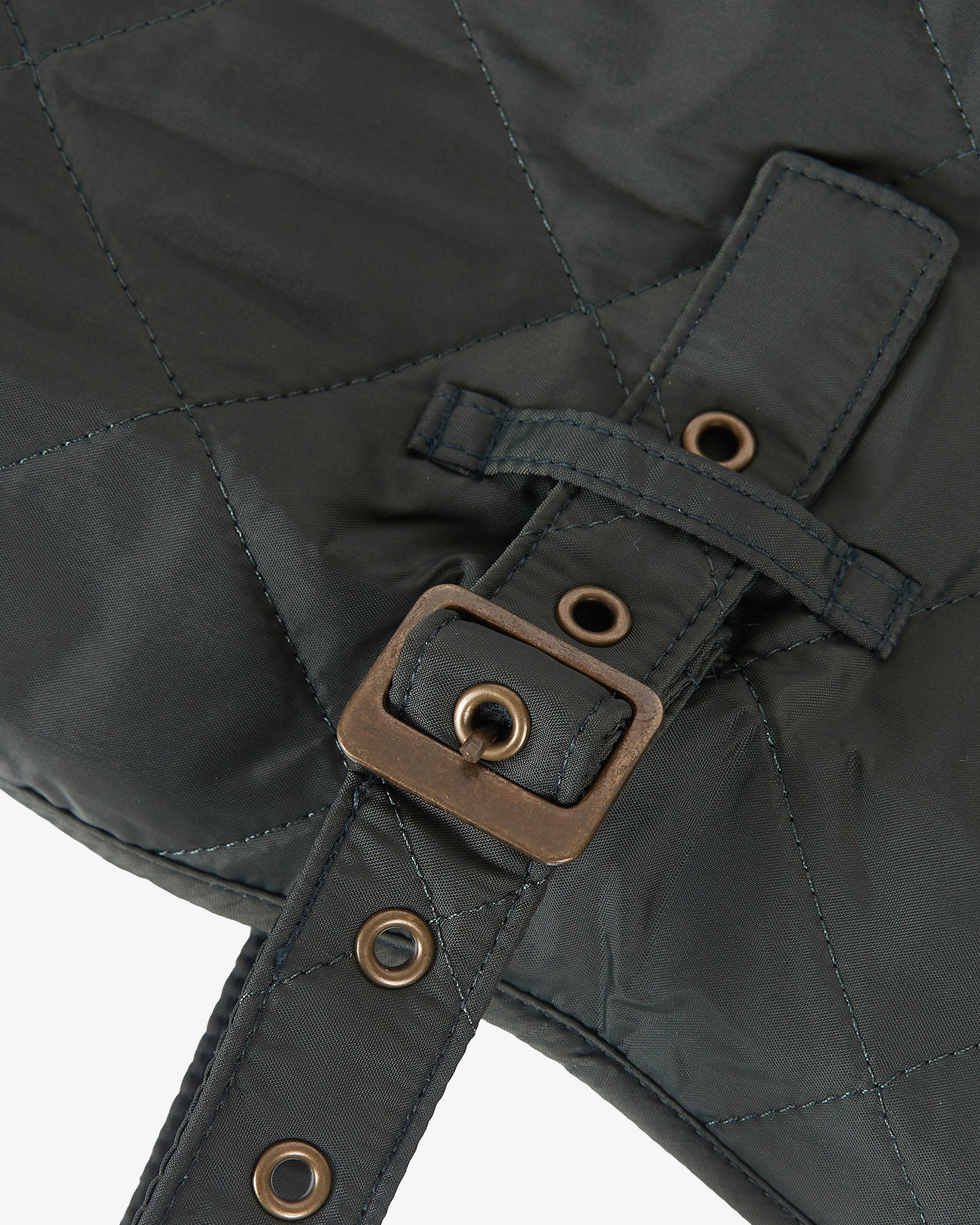 Barbour Quilted Dog Coat - Olive | CHO | Designer Dog Coats