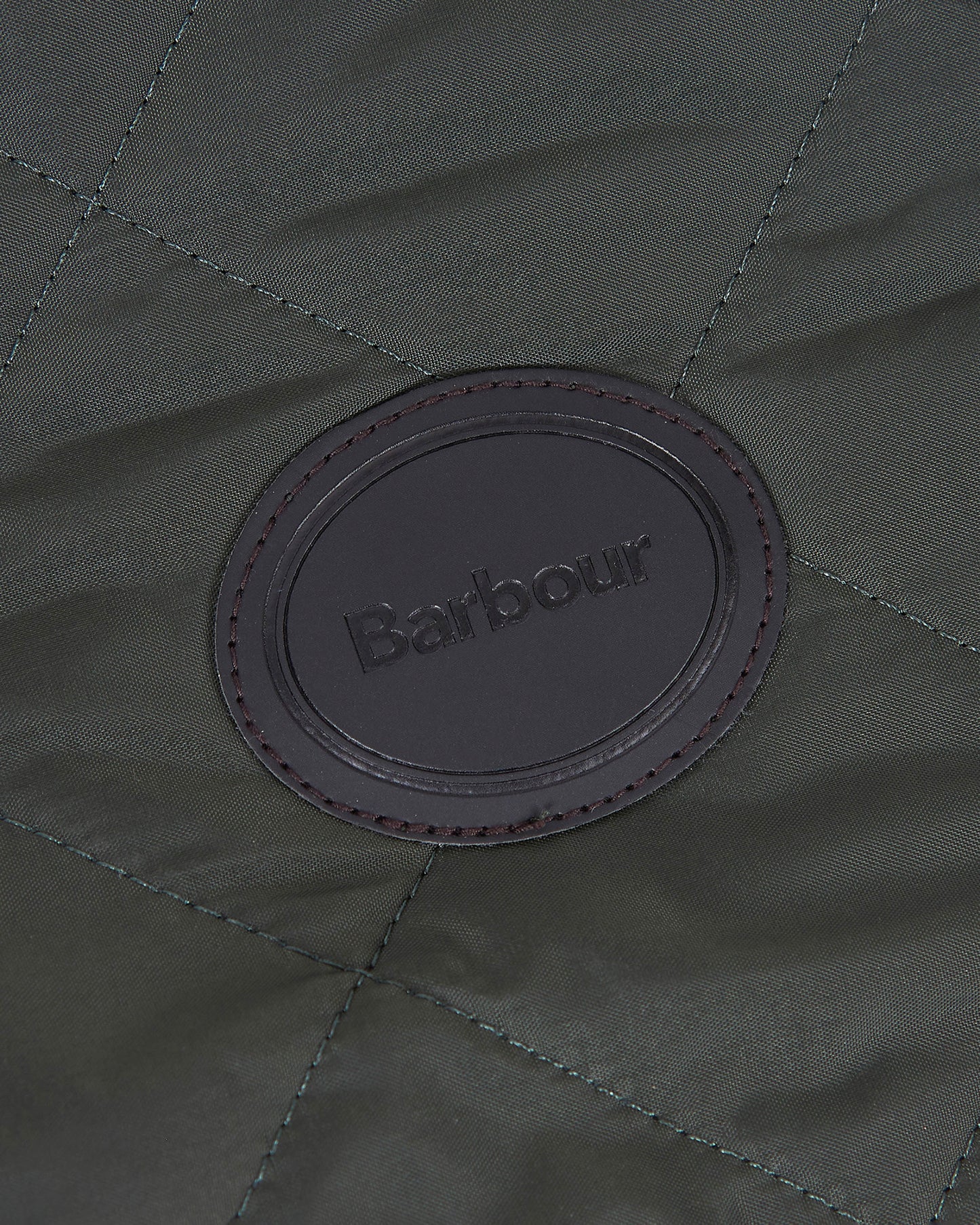 Barbour Quilted Dog Coat - Olive | CHO | Designer Dog Coats