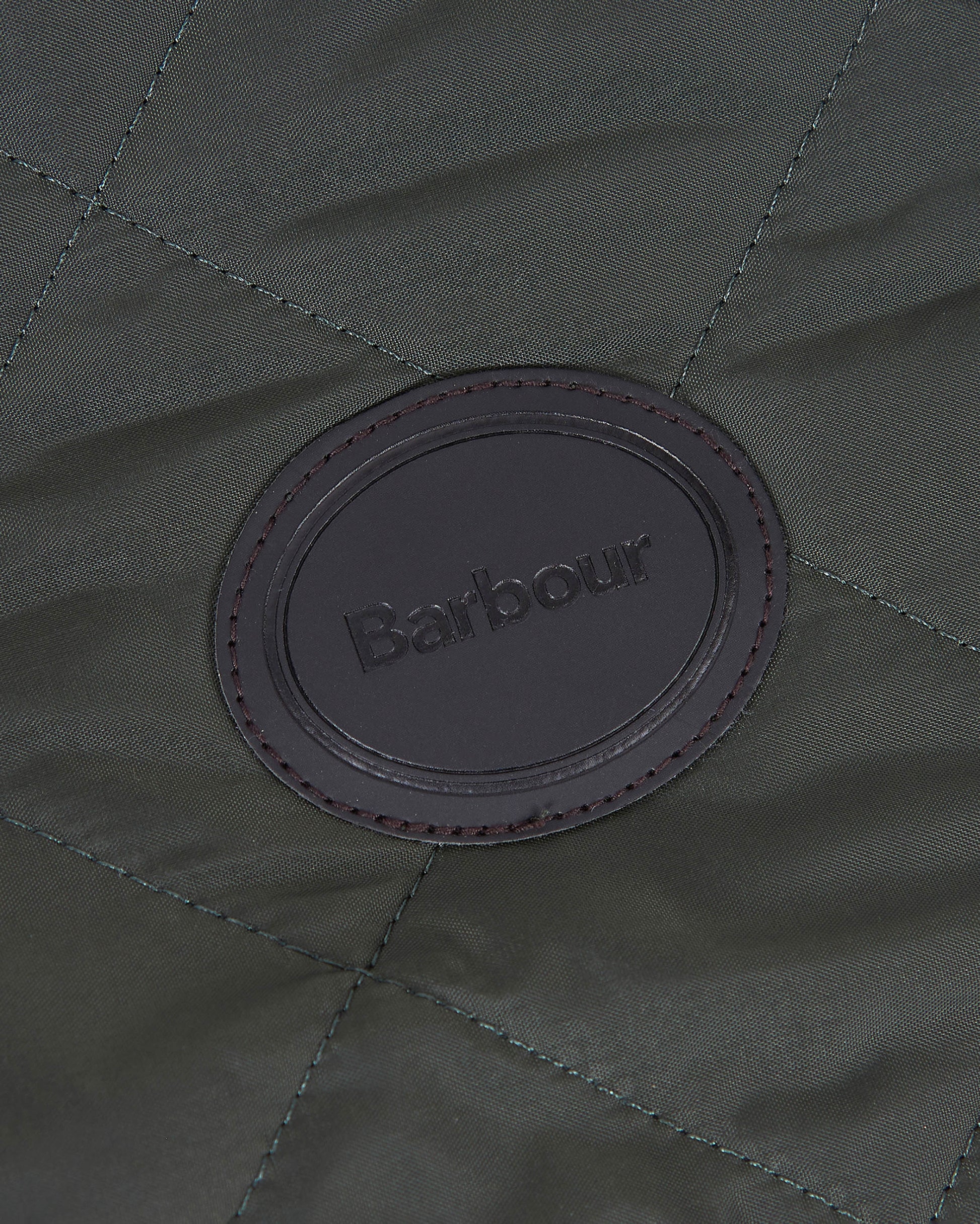 Barbour Quilted Dog Coat - Olive | CHO | Designer Dog Coats