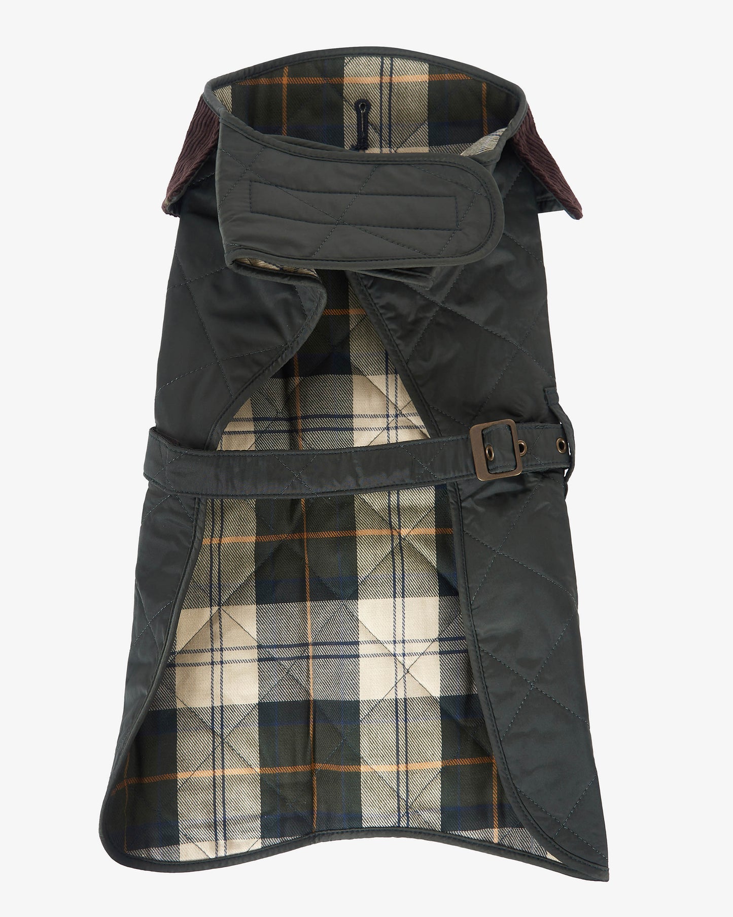 Barbour Quilted Dog Coat - Olive | CHO | Designer Dog Coats