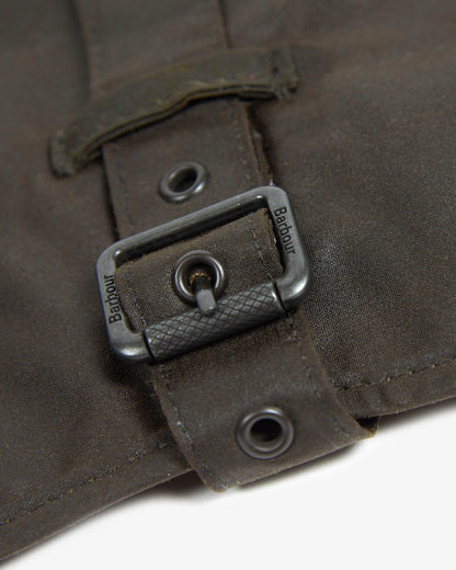 Barbour Wax Dog Coat - Olive | CHO | Designer Dog Coats