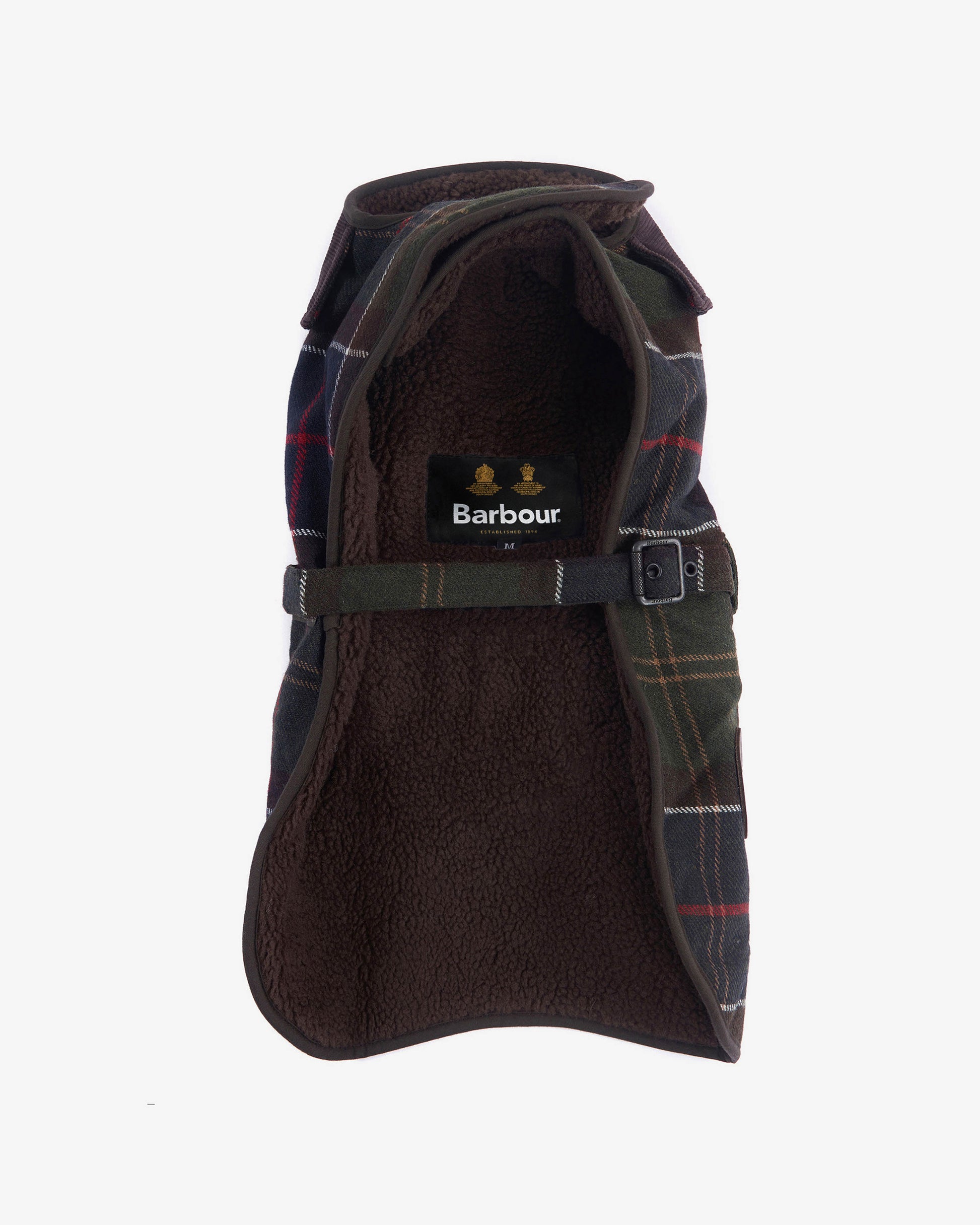Barbour Wool Touch Dog Coat - Classic Tartan | CHO | Designer Dog Coats