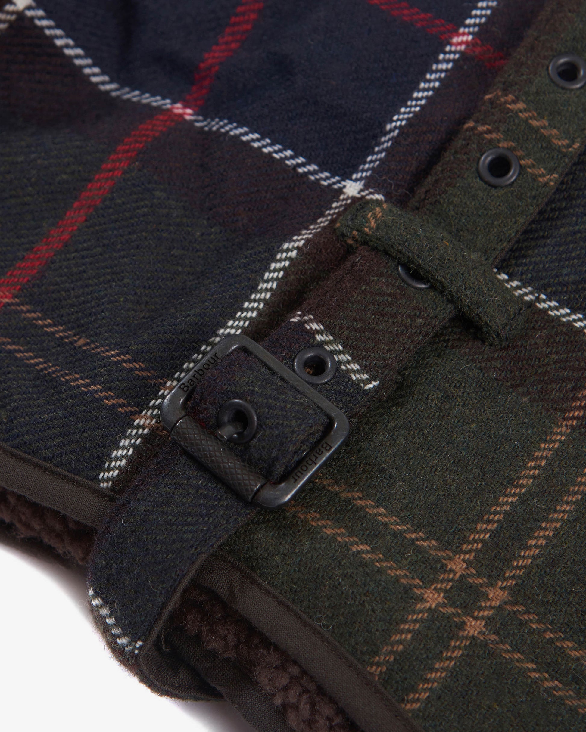 Barbour Wool Touch Dog Coat - Classic Tartan | CHO | Designer Dog Coats