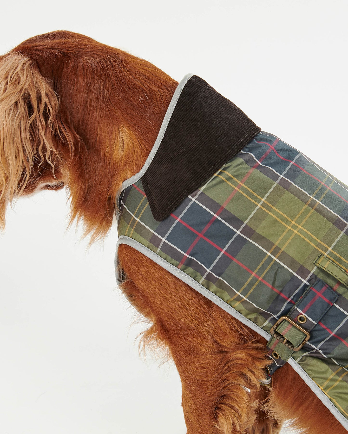 Barbour Tartan Waterproof Dog Coat - Classic Tartan | CHO | Designer Dog Coats