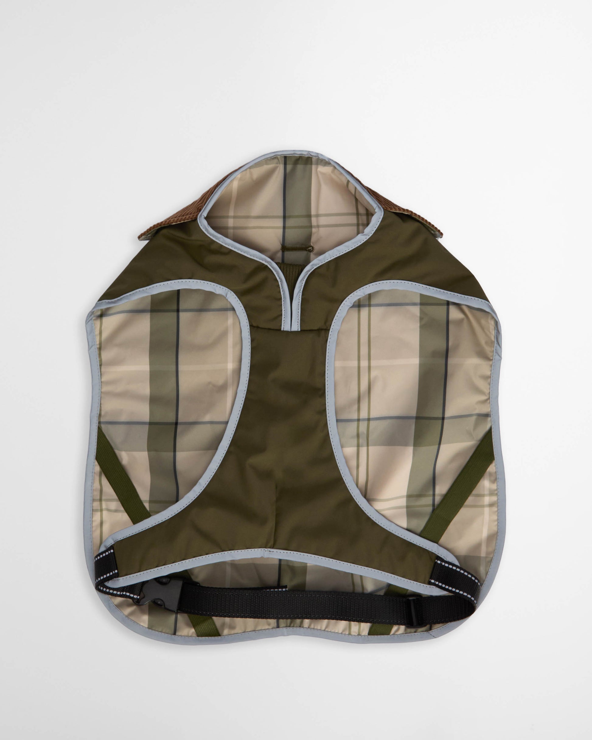 Barbour Monmouth Waterproof Dog Coat - Olive | CHO | Designer Dog Coats