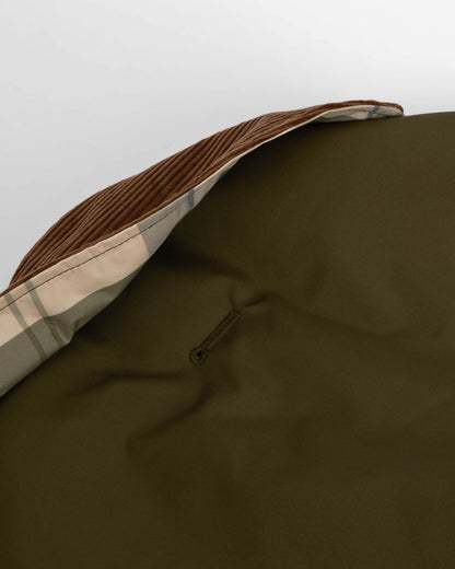 Barbour Monmouth Waterproof Dog Coat - Olive | CHO | Designer Dog Coats