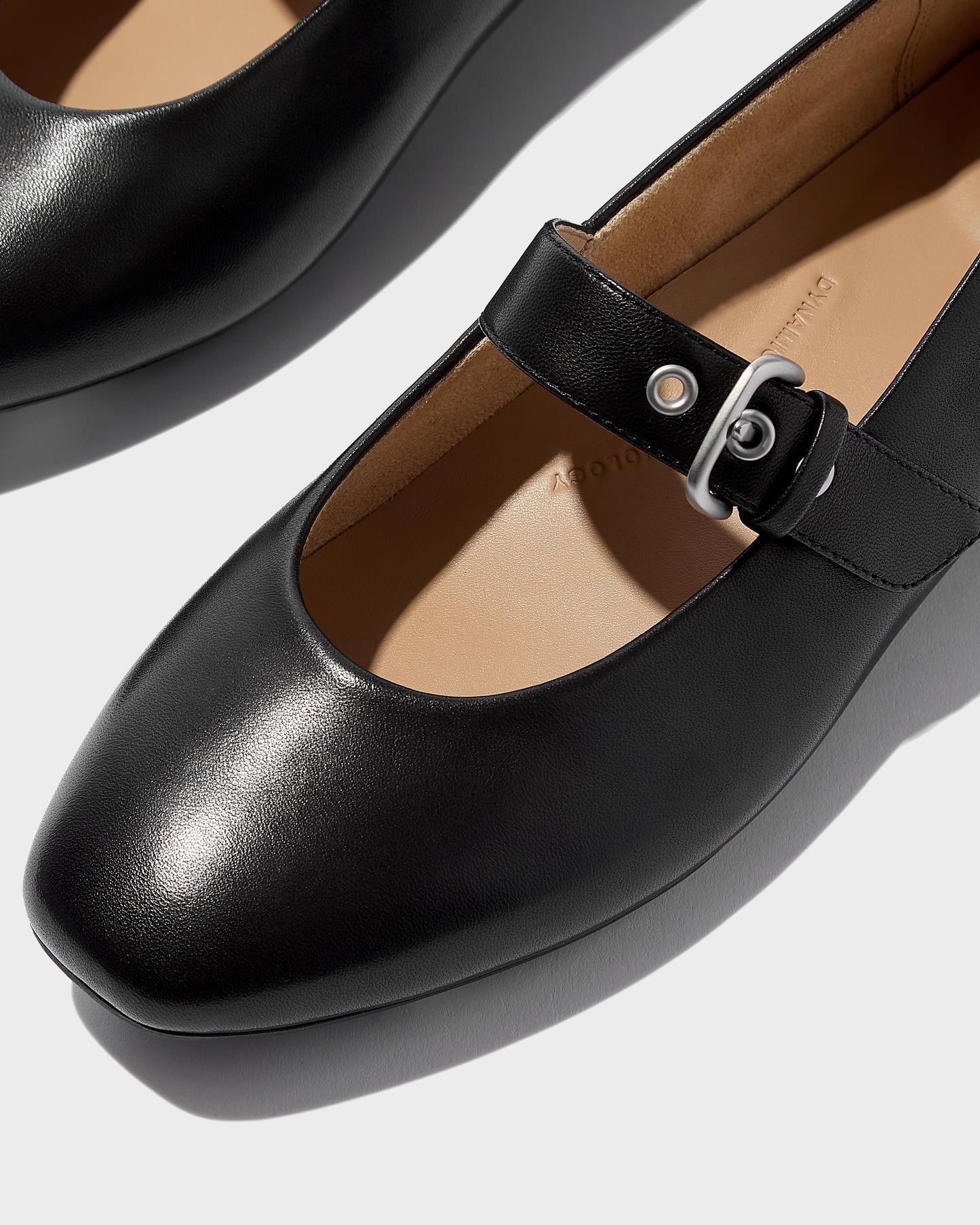 FitFlop Delicato Leather Mary Jane Shoes - All Black 090