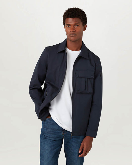 Belstaff Drome Mens Overshirt - Dark Ink