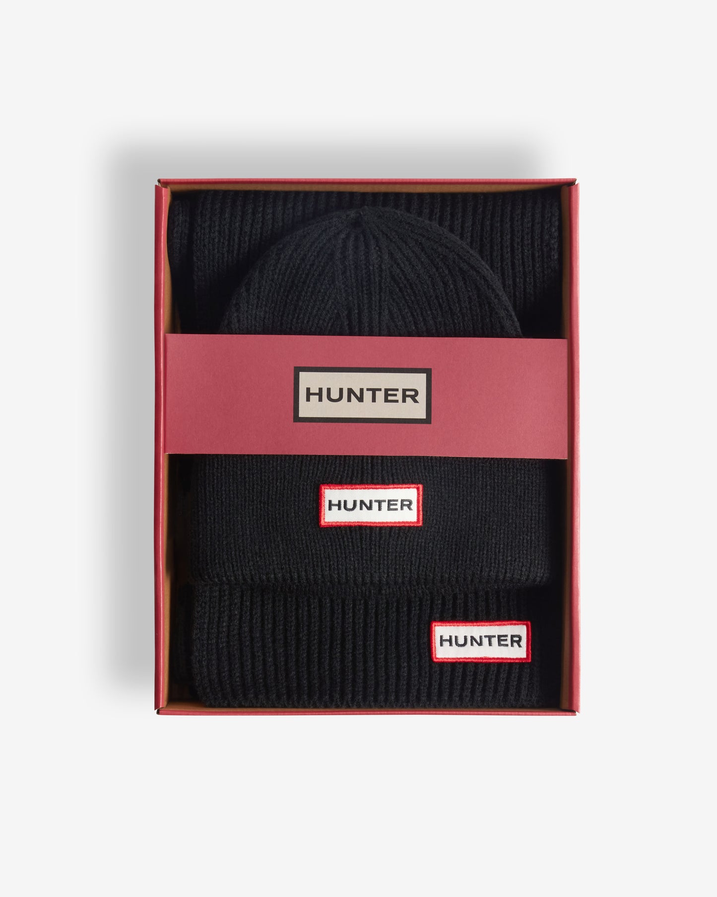 Hunter Unisex Ekko Hat, Scarf and Gloves Box Set - Black