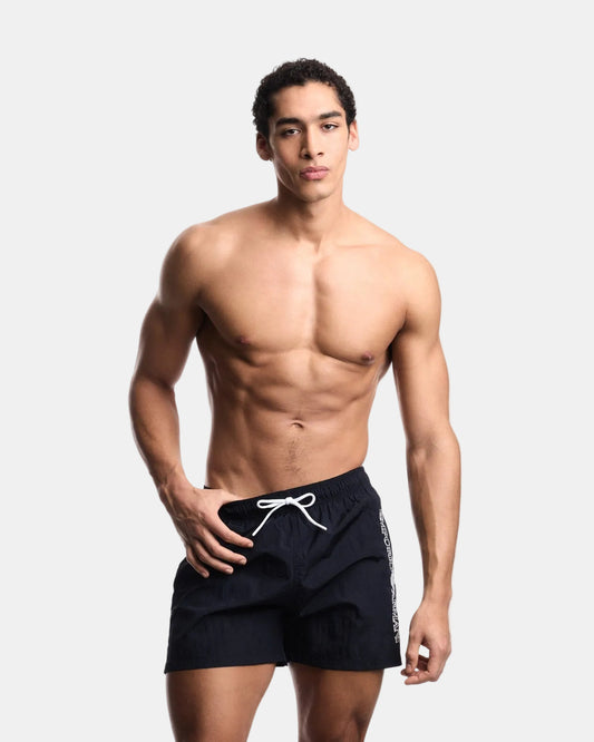 Emporio Armani Mens Drawstring Swim Shorts - Armani Blue