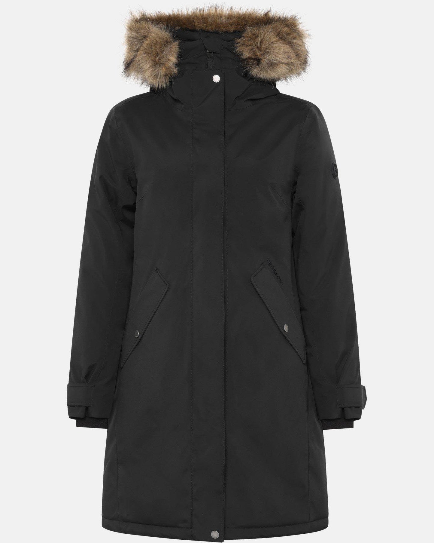 Didriksons Womens Erna Parka 2 - Black 060