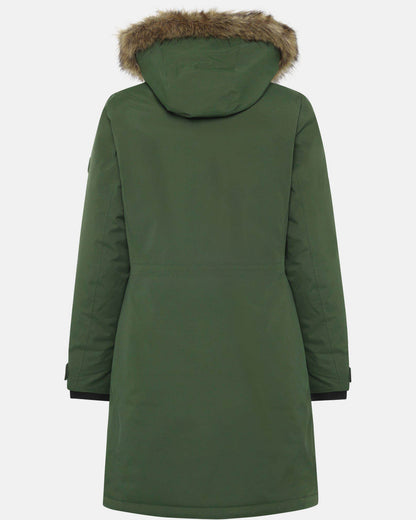 Didriksons Womens Erna Parka 2 - Deep Green 300