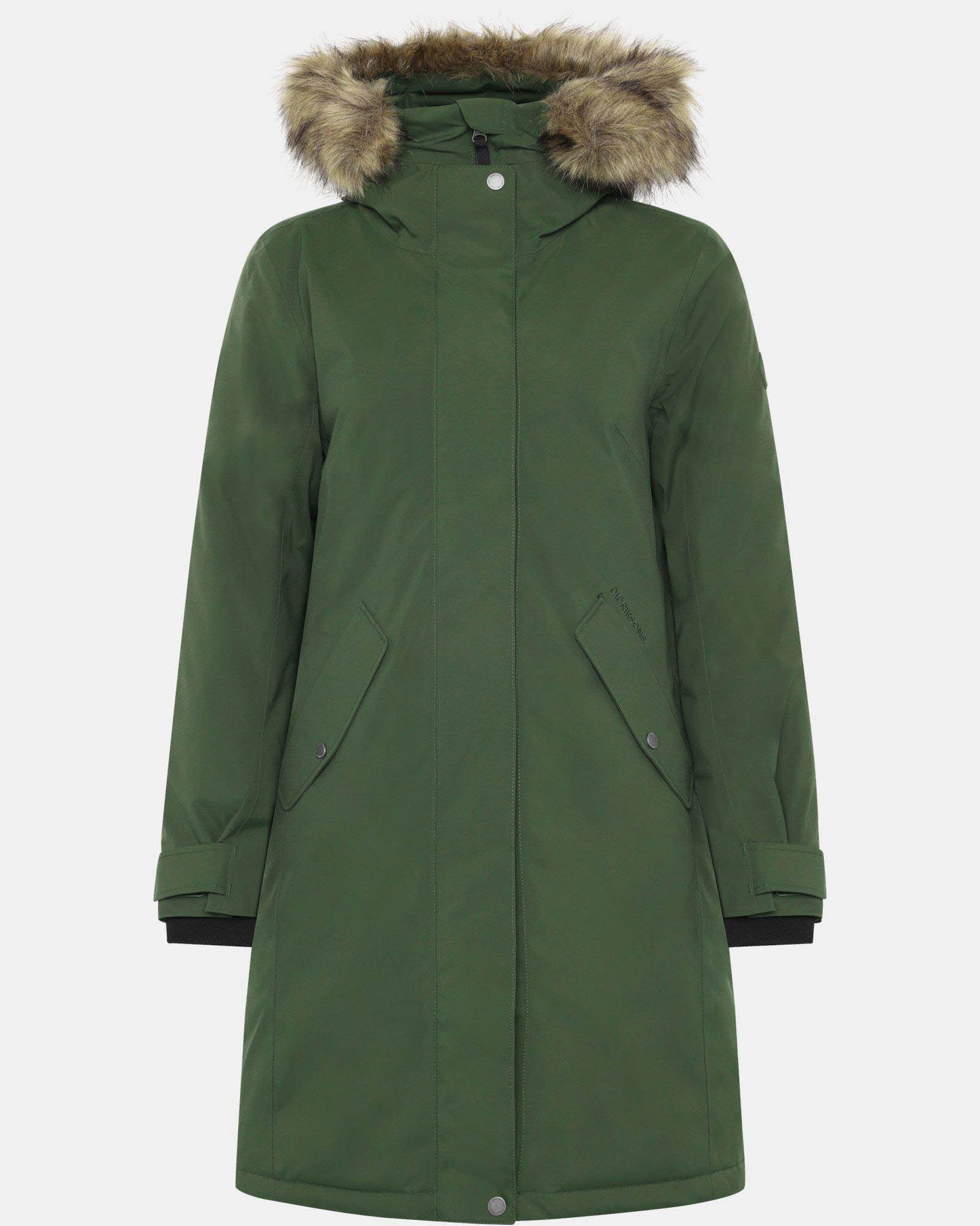 Didriksons Womens Erna Parka 2 - Deep Green 300