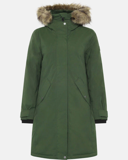 Didriksons Womens Erna Parka 2 - Deep Green 300