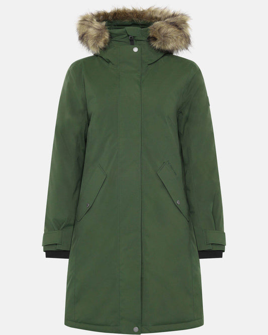 Didriksons Womens Erna Parka 2 - Deep Green 300