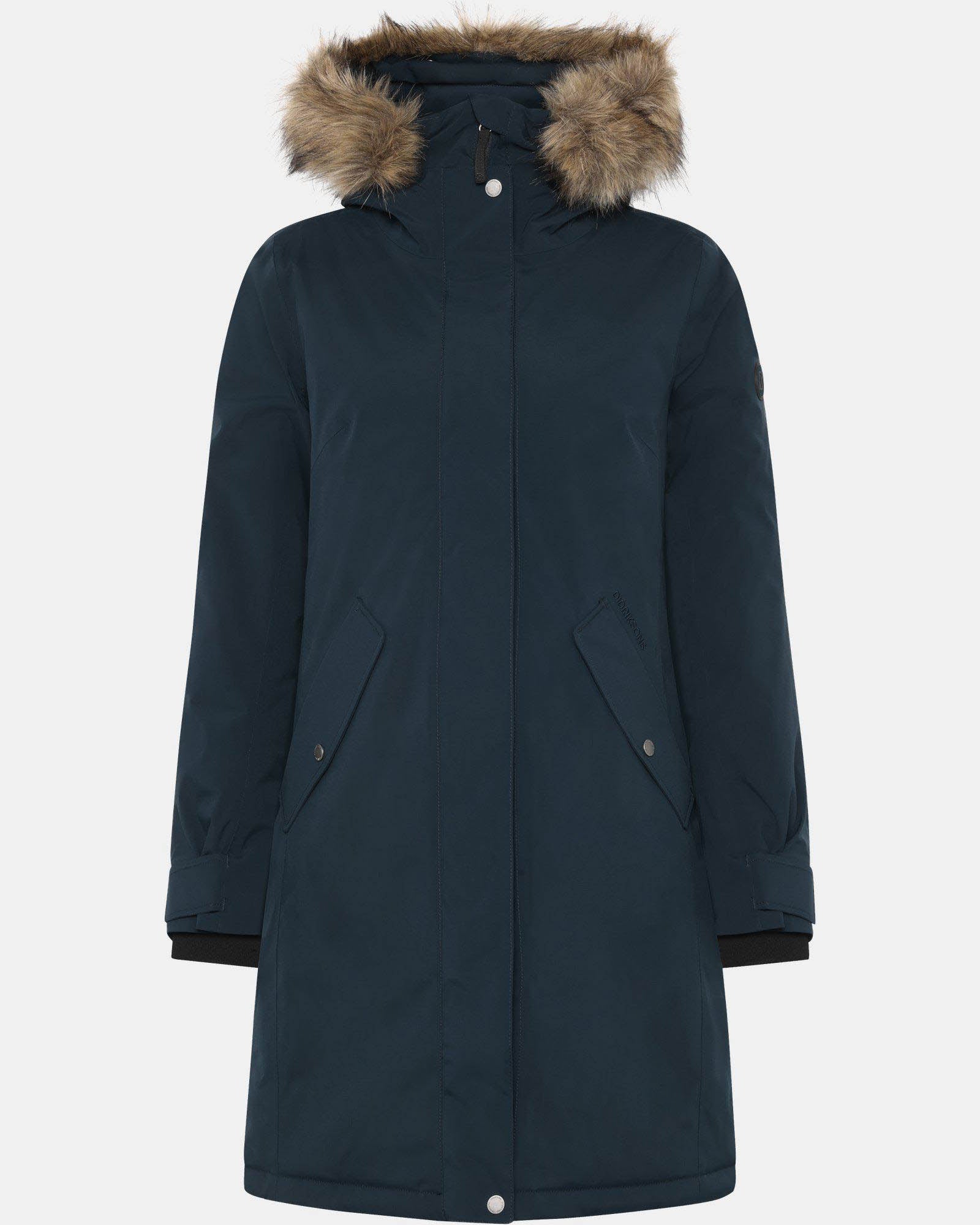 Didriksons Womens Erna Parka 2 - Dark Night Blue 999 | CHO | Designer Womens Parkas