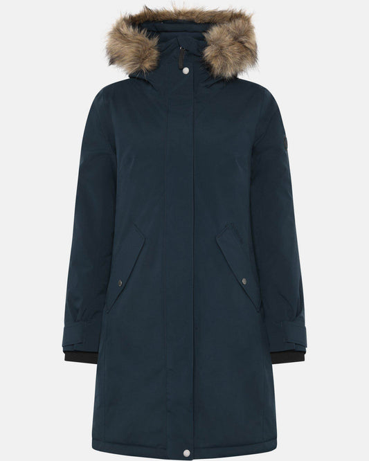 Didriksons Womens Erna Parka 2 - Dark Night Blue 999