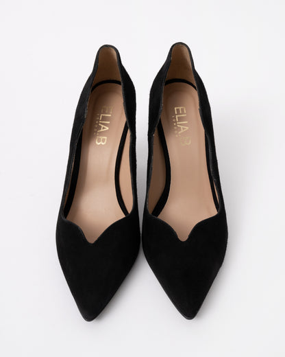 Elia B Dakota Womens Heeled Shoe - Black