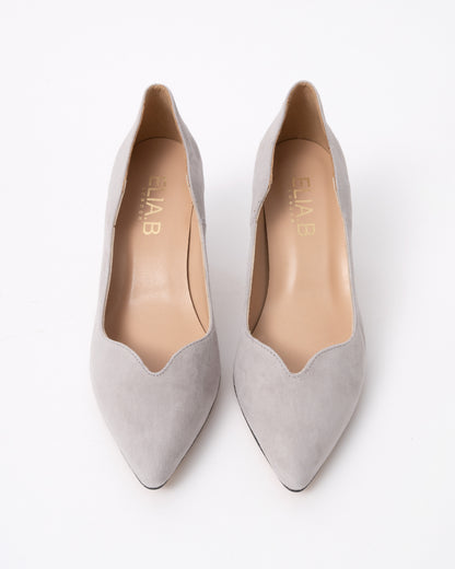 Elia B Dakota Womens Heeled Shoe - Grey