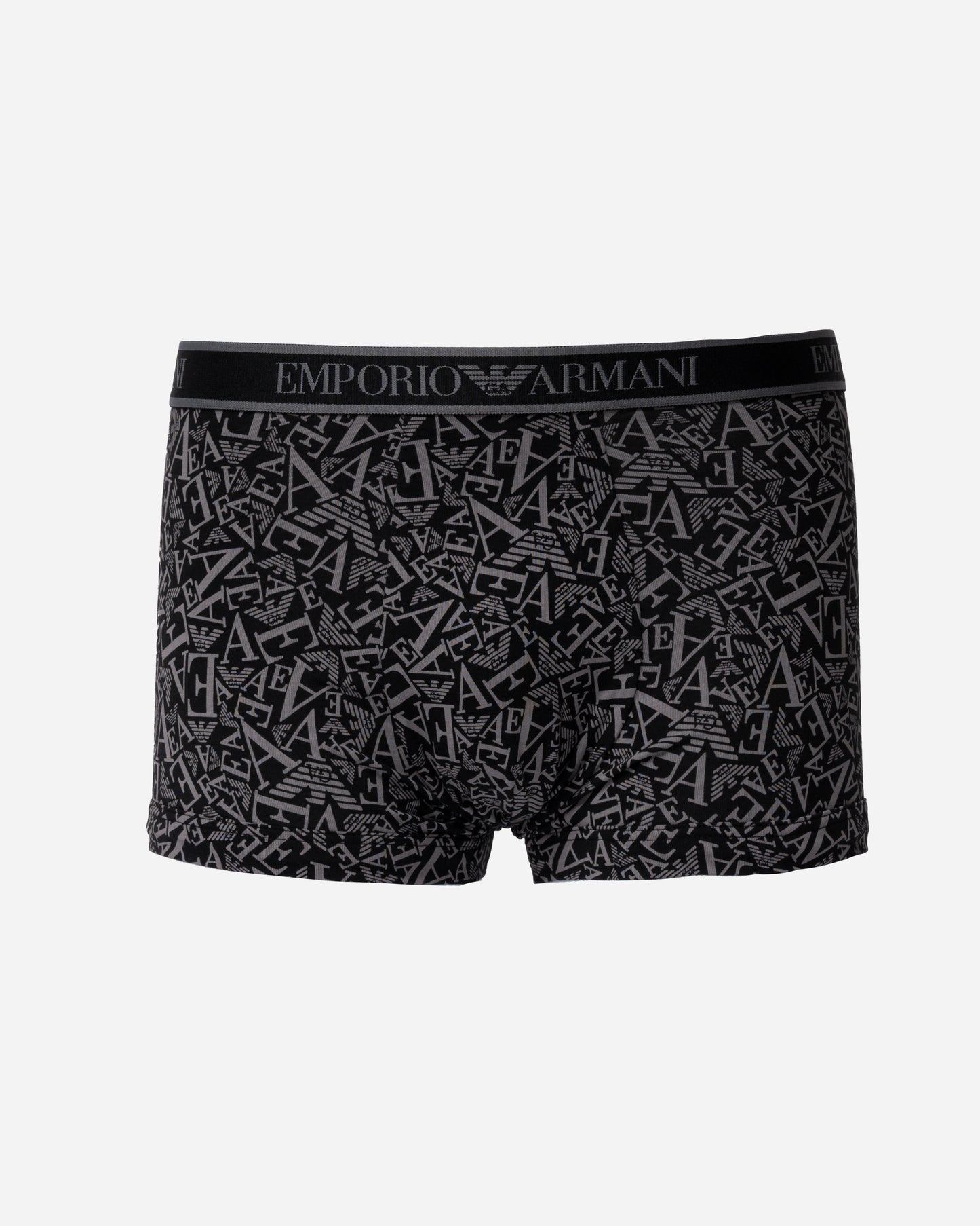 Emporio Armani 3-Pack Mens Trunks EM000370-AF10779 - Black/Black-Shade/Shade MC198