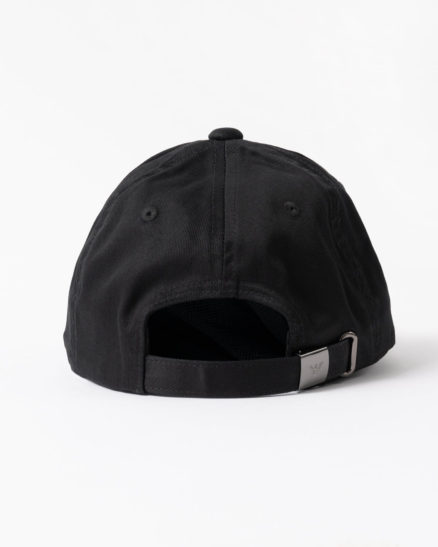 back of Emporio Armani Mens Cap with Eagle Logo in Black