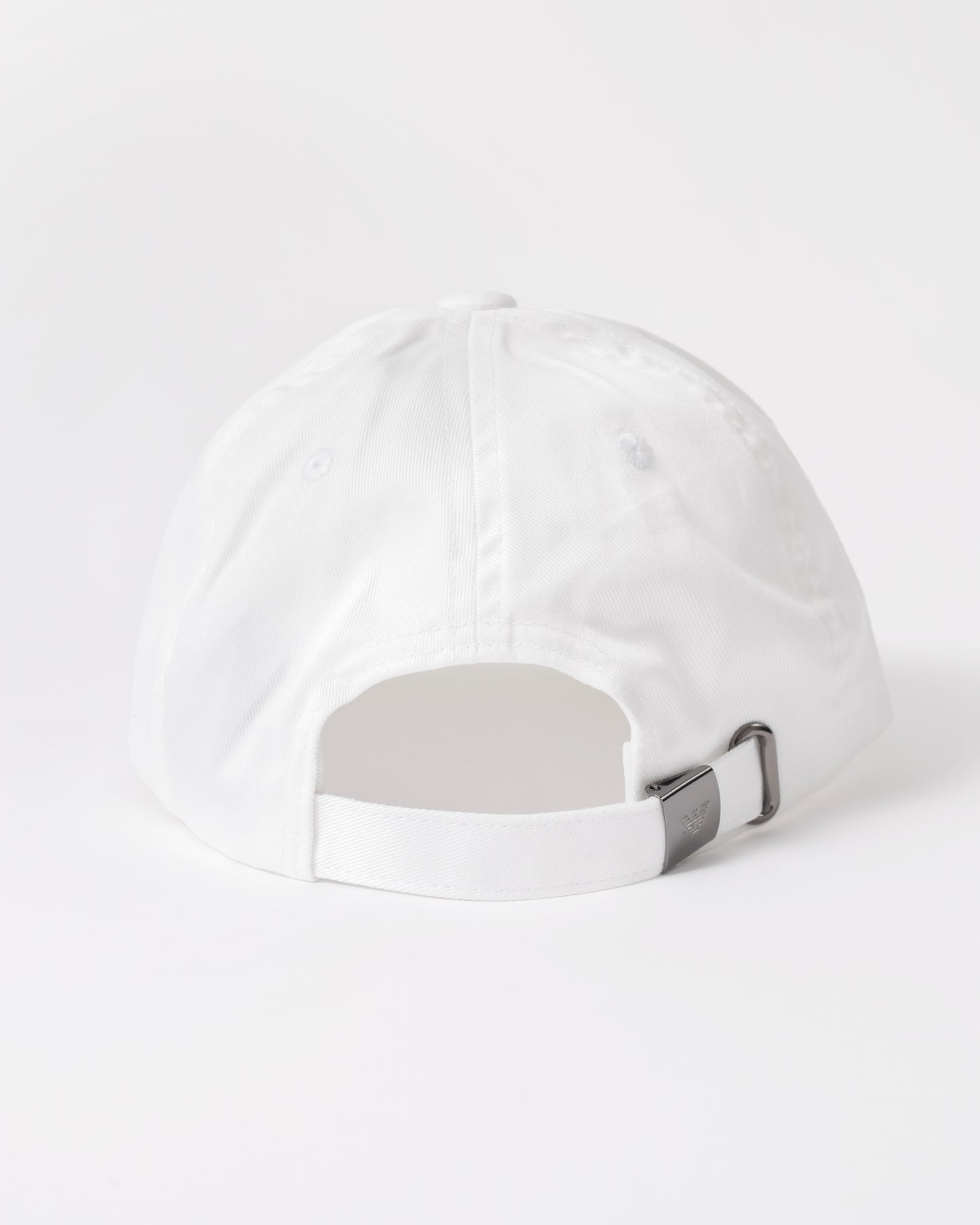 back of Emporio Armani Mens Cap with Eagle Logo in White