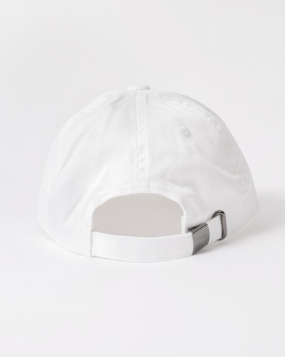 back of Emporio Armani Mens Cap with Eagle Logo in White